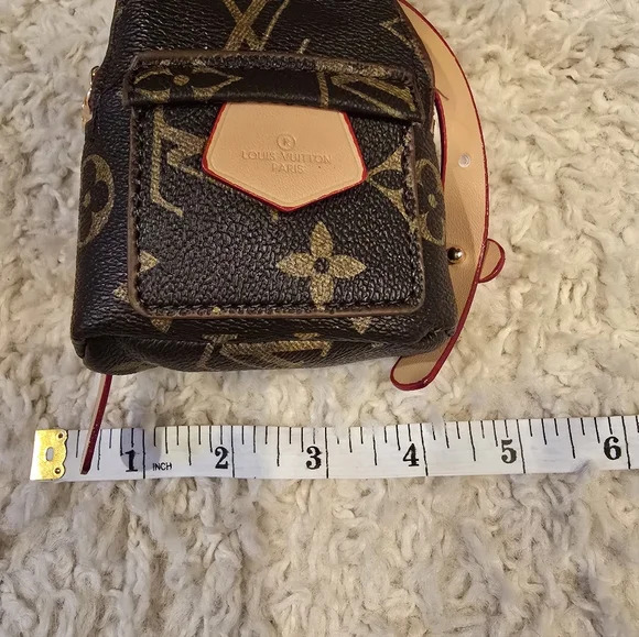 louis vuitton backpack purse charm Monogram Eclipse Christopher Bag 1867955 FASHIONPHILE The casual Bag Charm with Keyring Silver
